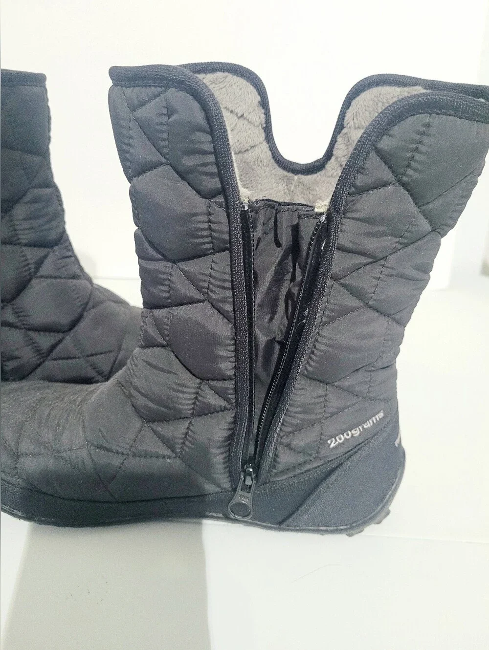 Columbia Omni-Heat Waterproof Winter Snow Boots Women's US 9 Black 200g Insulate